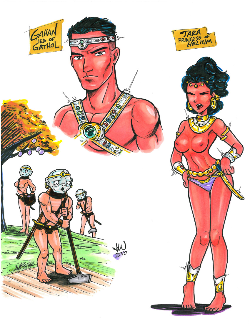 a_princess_of_mars alien alien_girl alien_humanoid bantoom barsoom character_name gahan ghek john_carter_of_mars kaldane literature male mitchatt public_domain rykor tara_of_helium text the_chessmen_of_mars