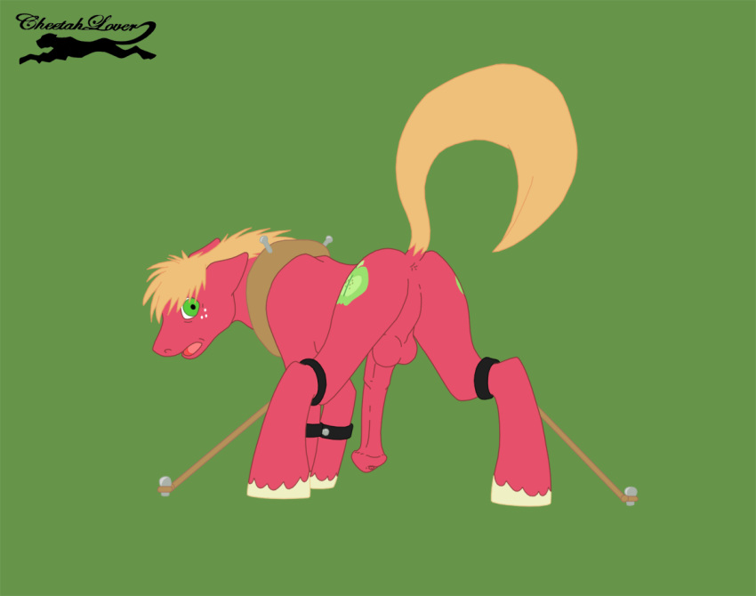 big_macintosh_(mlp) bondage bound cheetahlover earth_pony equine friendship_is_magic horse male male_only my_little_pony tagme