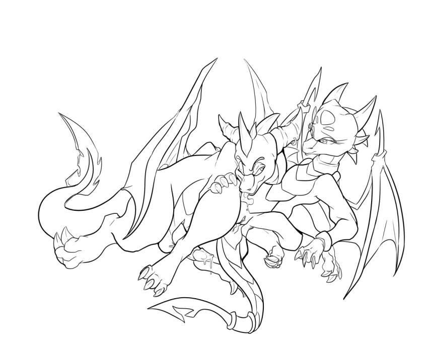 cynder mel_the_hybrid spyro_the_dragon tagme