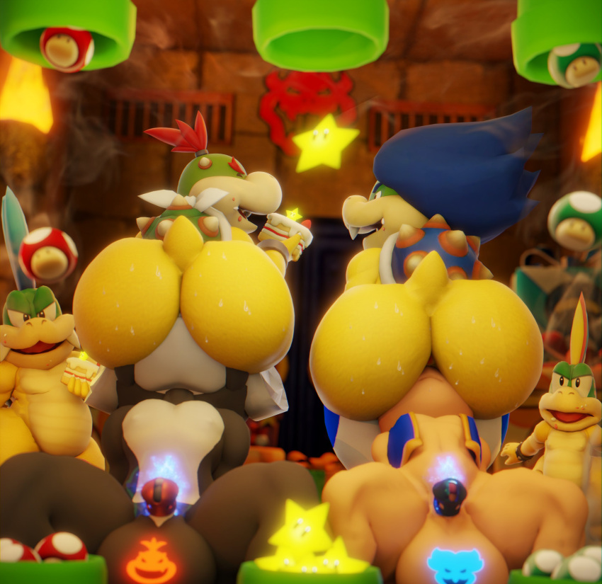 Blue Toad (Mario (Series)) Rule 34 Image