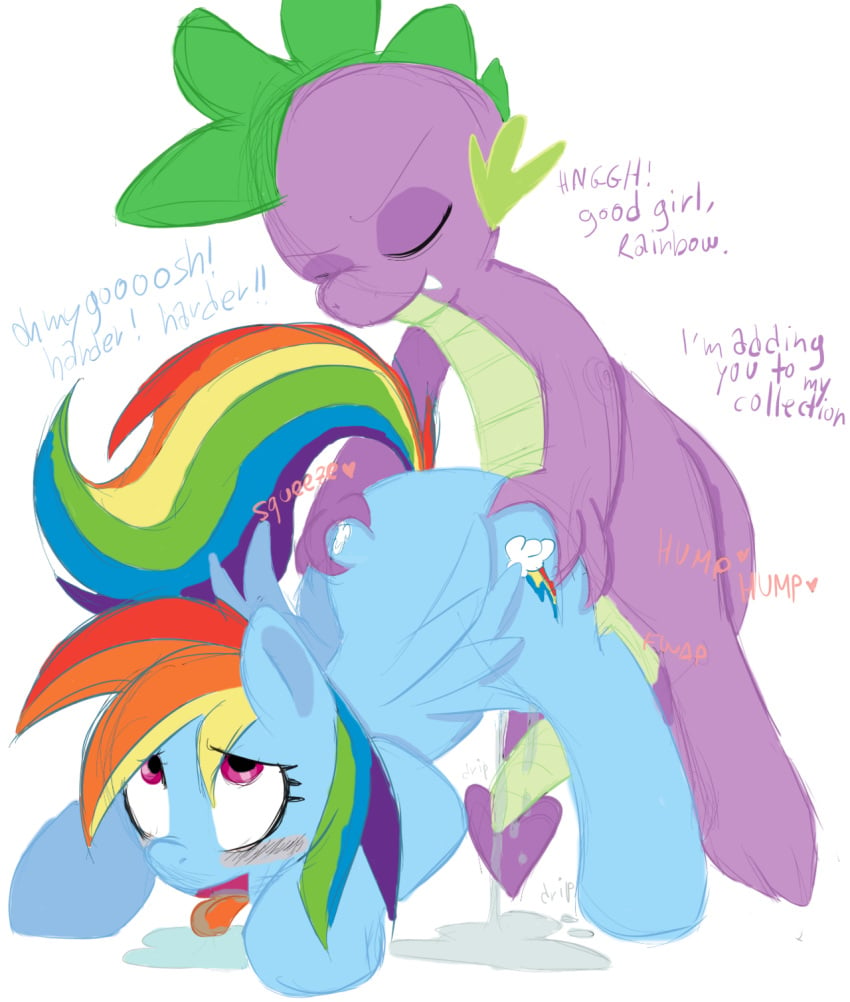 dragon equine female friendship_is_magic haiku male my_little_pony pegasus rainbow_dash_(mlp) smooth_skin spike_(mlp)