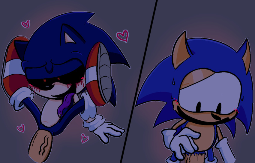 2boys anal anal_sex ankifun anthro anus blush friday_night_funkin friday_night_funkin_mod gay genitals gloves legs_over_head legs_up male mobian_(species) penetration penis red_eyes rewrite_(sonic.exe) sex simple_background smile sonic.exe sonic.exe_(character) sonic.exe_(series) sonic_(series) sonic_the_hedgehog sonic_the_hedgehog_(series) spread_legs sweat tongue tongue_out vein veiny_penis yaoi