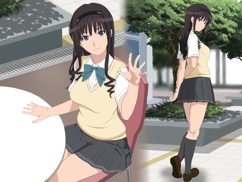 amagami cottage highres morishima_haruka non-web_source tagme