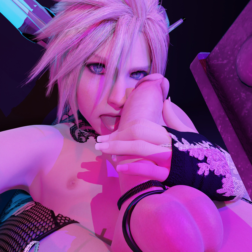 1boy 3d 3d_(artwork) anal anal_insertion asian_male big_glans big_penis bisexual_lighting blender blender_(software) blender_cycles blonde_hair buster_sword cloud_strife crossdressing dim_lighting femboy final_fantasy final_fantasy_vii final_fantasy_vii_remake flexible glans high_heels insanis_(artist) large_penis legs_behind_head legs_behind_shoulders long_penis looking_at_viewer make_up male_focus male_in_lingerie male_only male_penetrated partially_clothed pov pov_eye_contact ripped_clothing ripped_pantyhose self_upload skinny solo solo_focus sword thin yoga_pose