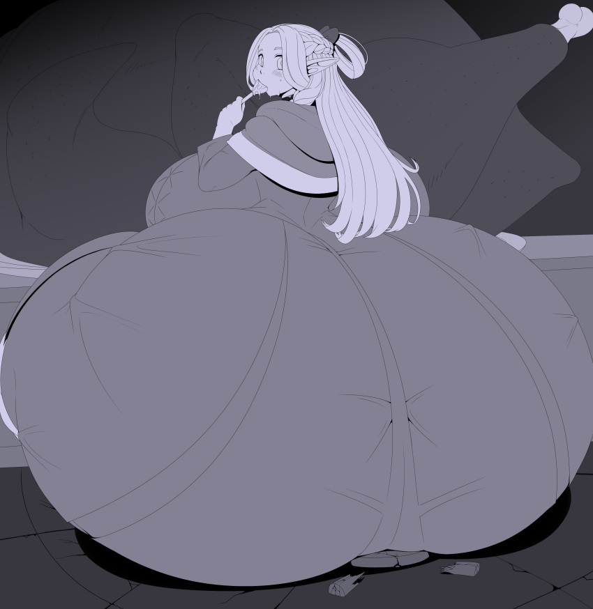 1girls ass ass_bigger_than_breasts ass_bigger_than_head ass_bigger_than_torso bad_anatomy ber00 big_ass big_breasts big_butt breasts broken_chair delicious_in_dungeon dumptruck_ass dumptruck_butt dungeon_meshi eating elf elf_ears elf_female elf_girl enormous_ass enormous_butt fat_ass fat_butt female female_only gigantic_ass gigantic_butt huge_ass huge_breasts huge_butt hyper_ass hyper_butt large_ass large_breasts large_butt marcille_donato massive_ass massive_butt solo tagme