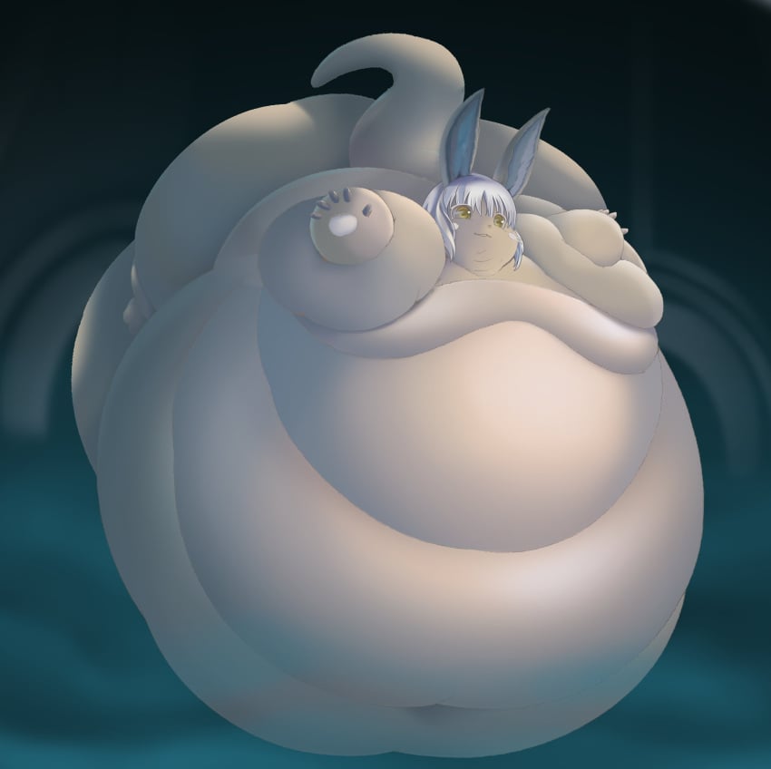 blob eishiban fat fat_female fat_fetish fat_folds immobile made_in_abyss nanachi obese obese_female ussbbw