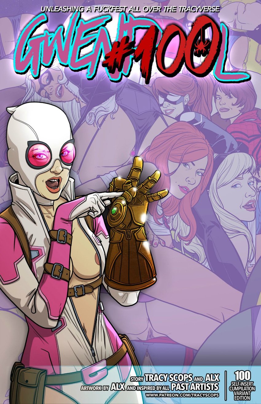 6girls athletic athletic_female athletic_male big_breasts black_cat_(marvel) blonde_hair breasts busty cleavage cover_page curvy digital_drawing_(artwork) digital_media_(artwork) eyebrows eyelashes eyes felicia_hardy female female_focus fit fit_female fit_male gesture gwen_poole gwen_stacy gwen_stacy_(classic) gwenpool gwenpool_(series) hair hero heroine hips hourglass_figure huge_breasts human infinity_gauntlet julia_carpenter legs light-skinned_female light_skin lips male male/female marvel marvel_comics mary_jane_watson multiple_girls peter_parker slim slim_figure slim_waist spider-man_(series) straight superhero superheroine thick thick_legs thick_thighs thighs tracyscops waist wide_hips