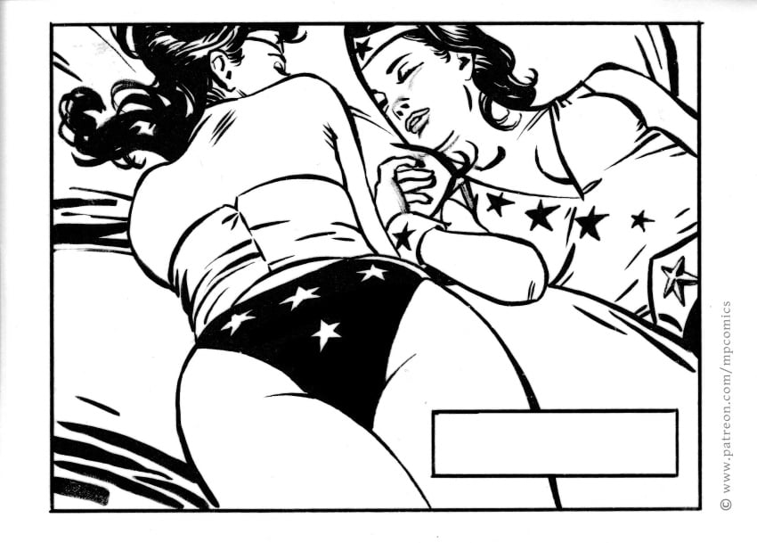 2girls ass ass_focus bed butt butt_focus captured_heroine closed_eyes dc dc_comics defeated defeated_heroine diana_of_themyscira domination female female_focus female_only femsub forced_submission knocked_out monsieurpaul multiple_girls only_female passed_out sleeping thick_thighs unconscious wonder_girl wonder_woman wonder_woman_(series)