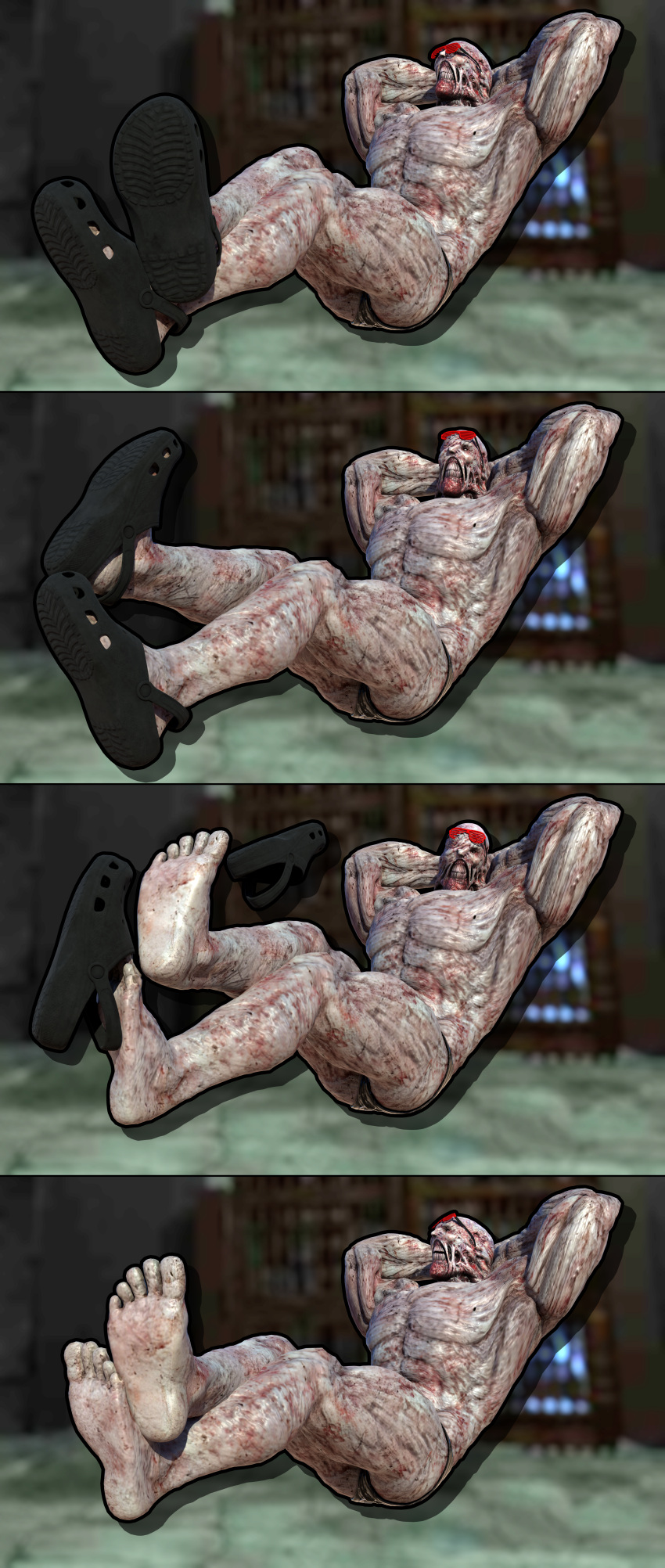 feet foot_fetish male male_only nemesis nemesis_(resident_evil) resident_evil resident_evil_3