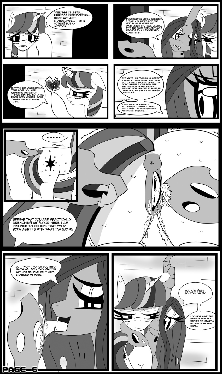 anus ass changeling comic female friendship_is_magic mindbreak my_little_pony pussy pussy_juice queen_chrysalis story tiarawhy twilight_sparkle yuri