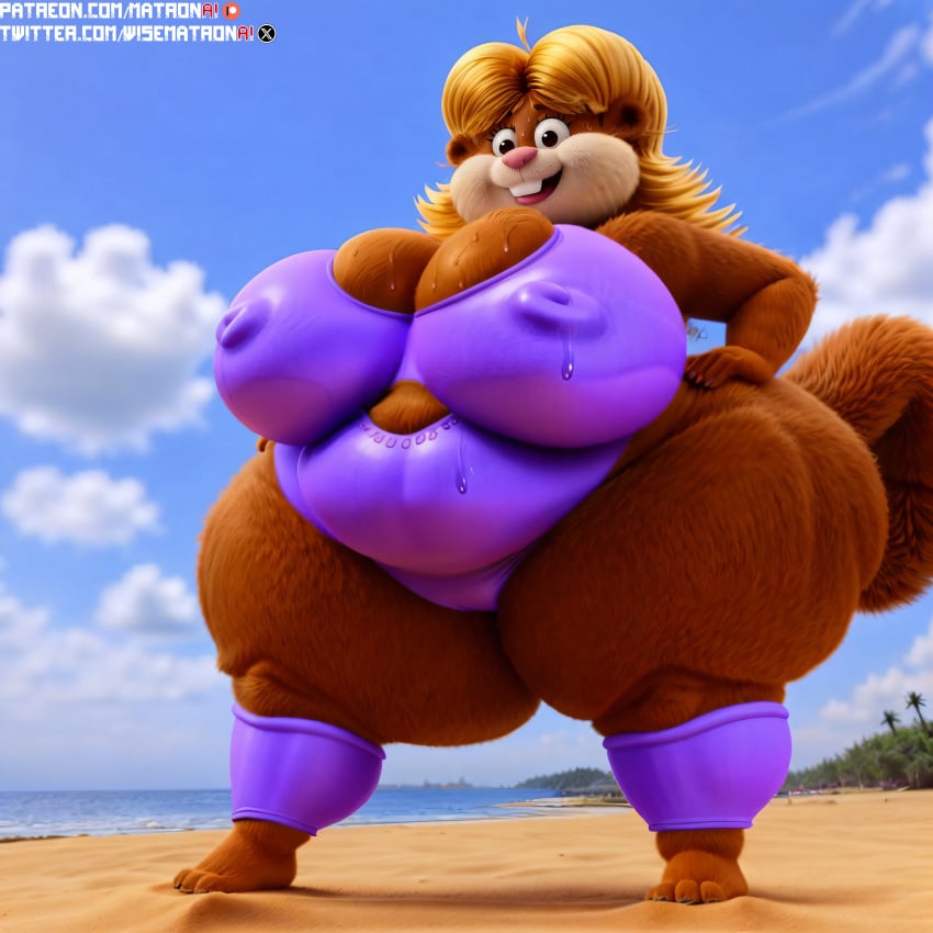 1girls 4k ai_generated anthro bbw beach belly belly_button big_belly fat female female_focus female_only highres hips hips_wider_than_shoulders huge_ass huge_breasts huge_hips hyper ma_cheeks massive_ass massive_thighs matronai_(artist) mature mature_anthro mature_female mature_woman milf mother nickelodeon older_female overweight overweight_female patreon patreon_username pinup solo solo_female spongebob_squarepants stable_diffusion swimsuit thick thick_hips thick_legs thick_thighs thighs twitter_username wide_hips