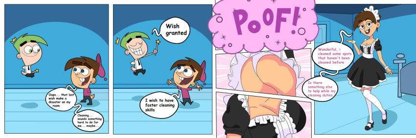 angelis23 ass_expansion breast_expansion female gender_transformation hair_growth high_heels huge_ass huge_breasts maid mtf_transformation rule_63 the_fairly_oddparents thick_thighs thigh_expansion timantha timmy_turner transformation transformation_sequence wide_hips