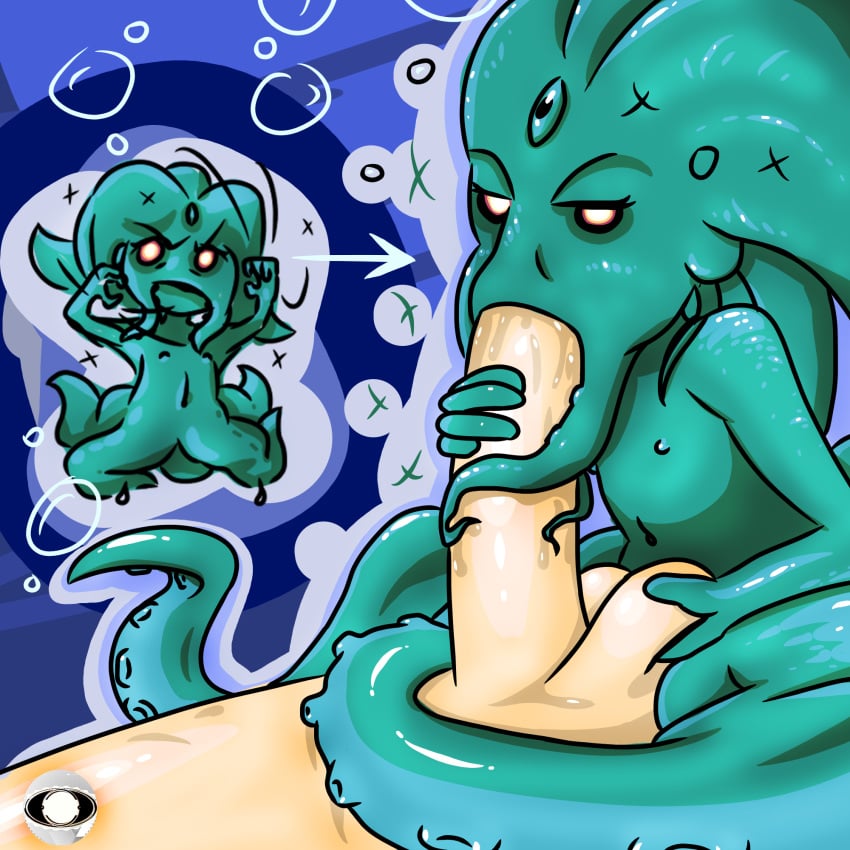 1girls alien alien/human alien_girl blue_body blue_skin cthulhi cthulhu cthulhu_mythos deity god goddess green_body literature lovecraftian male monster_girl mythology nightmare_waifu penis public_domain tagme wasted12345