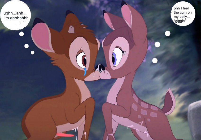 bambi_(character) bambi_(film) cub deer disney faline feral penis shitty_edit tagme what