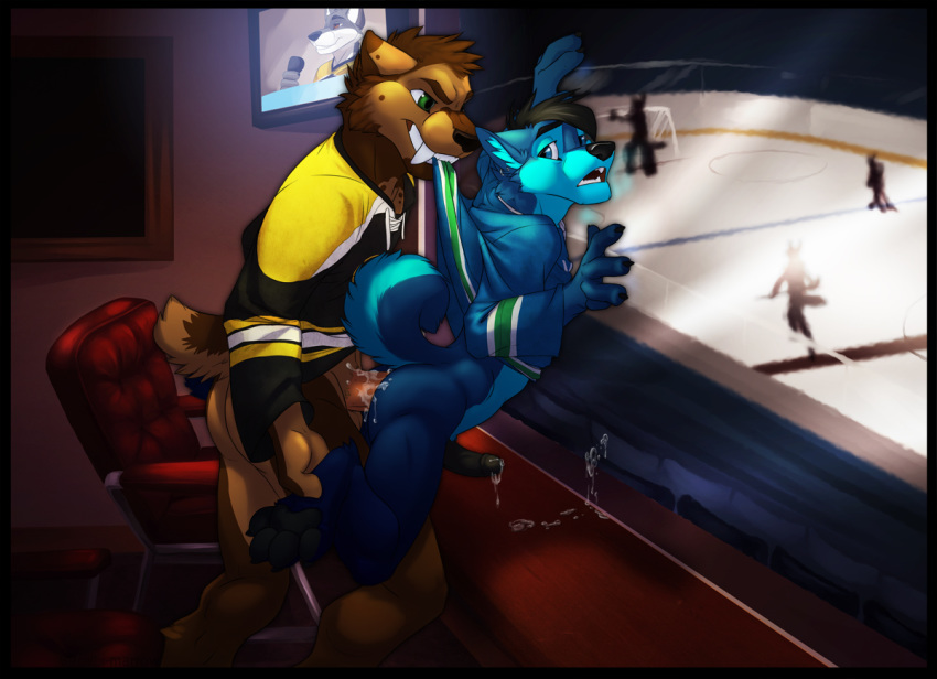 anal anthro canine fur furry gay hockey knox male tagme wolf