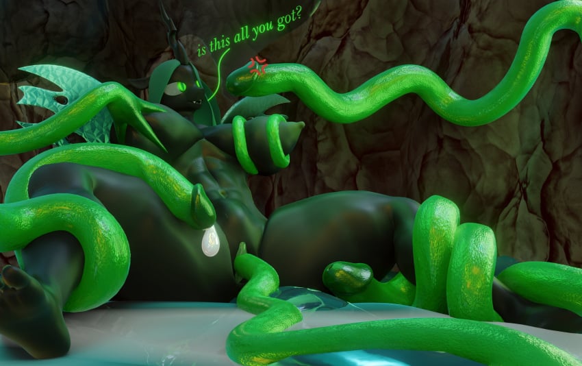 3d abs anthro anthrofied areola arthropod big_breasts black_body black_scales bodily_fluids breasts changeling cross-popping_vein cum dialogue digital_media_(artwork) english_text fangs feet female female/tentacles femsub fit fit_female friendship_is_magic genital_fluids green_eyes green_hair hasbro hi_res huge_breasts humanoid_feet insect_wings large_breasts muscular muscular_anthro muscular_female my_little_pony nipples penetration penis_tentacles plantigrade queen_chrysalis_(mlp) restrained restrained_by_tentacles scales sex stomach_bulge teeth tentacle tentacle/female tentacle_in_pussy tentacle_on_female tentacle_penetration tentacle_rape tentacle_sex text vaginal_penetration wings xlkev