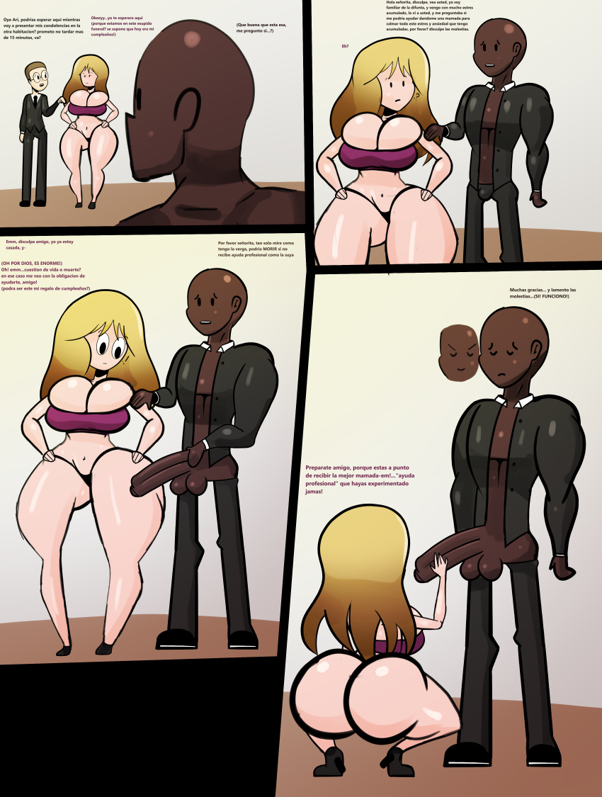 ! 1girls 2boys 2boys1girl ? arigameplays bald bald_man big_ass big_breasts big_butt big_penis blonde_female blonde_hair breasts_bigger_than_head bubble_ass bubble_butt cheating cheating_wife dark-skinned_male dark_skin dat_ass dialogue fat_ass funeral grabbing grabbing_penis hand_on_penis imminent_oral imminent_sex interracial juansguarnizo kneeling la_sandia latina light-skinned_female light-skinned_male light_skin looking_at_partner looking_at_penis looking_down mexican mexican_female mexican_male mob_face muscular muscular_male slut slutty_outfit spanish_dialogue spanish_text surprised surprised_expression tagme text twitch youtube youtube_hispanic youtuber