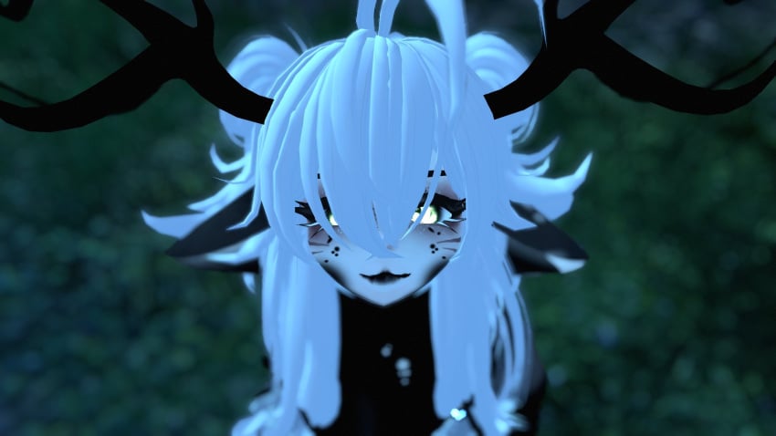 3d blurred_background blurry_background female female_only long_hair sayamelon solo tagme unity_(engine) vrchat vrchat_avatar vrchat_media vrchat_model white_hair