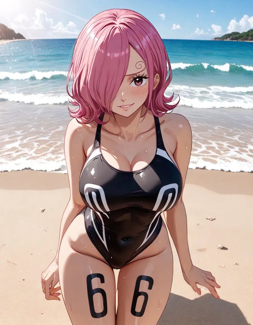 ai_generated female female_only koyuki_(artist) one_piece swimsuit vinsmoke_reiju