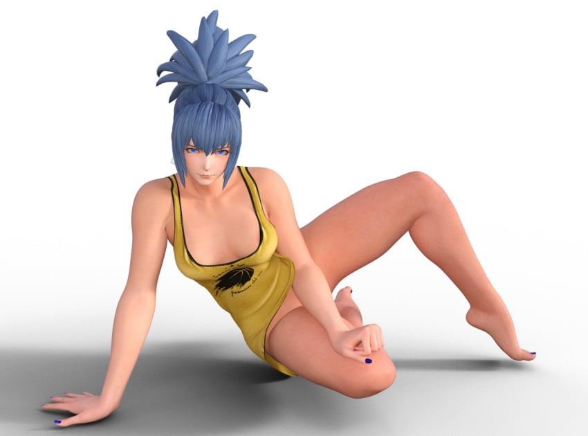 1girls 3d basketball_jersey big_breasts blue_eyes blue_hair bottomless breasts busty clothed cute earrings female full_body king_of_fighters leona_heidern light-skinned_female light_skin long_hair looking_at_viewer png ponytail seductive seductive_look shirt snk the_king_of_fighters thick_thighs thighs transparent_background voluptuous voluptuous_female wide_hips wolfuap