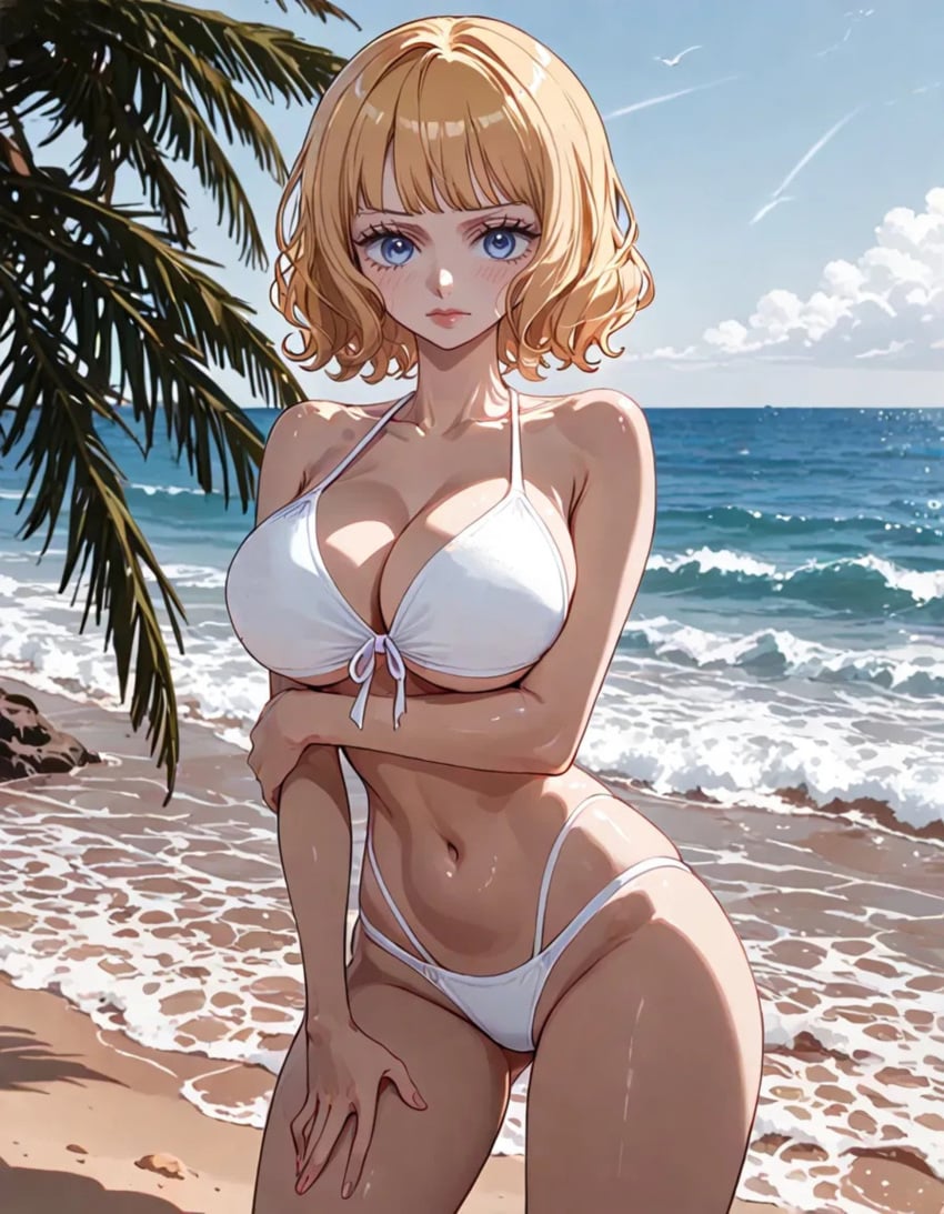 ai_generated bikini female female_only koyuki_(artist) one_piece stussy_(one_piece)