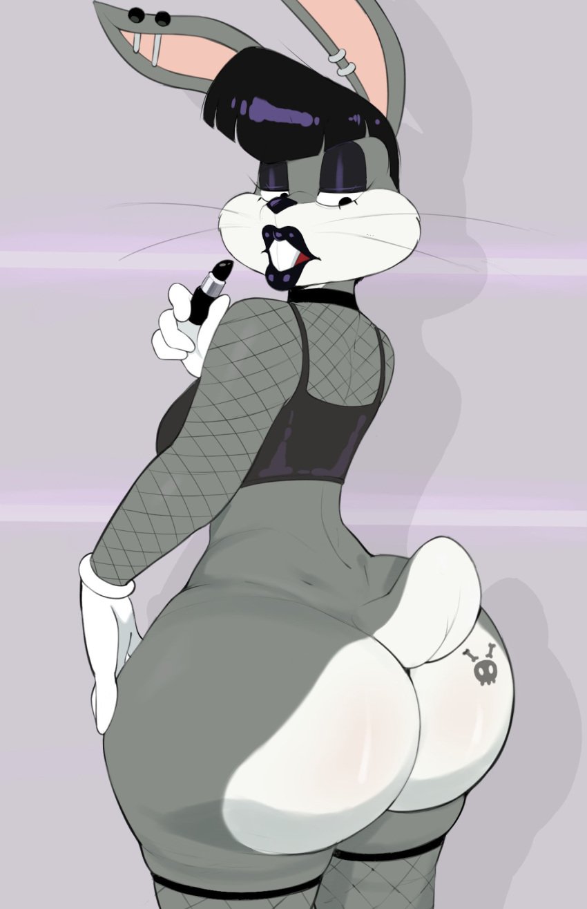 ass ass bimbo bimbo_body bimbo_goth_bugs bimbo_lips bimbo_prostitute bimbofication booty bugs_bunny bunny bunny_ass bunny_girl fat_ass fembugs_bunny fishnet_armwear fishnet_legwear fishnet_pantyhose fishnets gay goth lipstick looking_back looking_down looney_tunes mtf_crossgender rabbit rabbit_ass rabbit_ears rabbit_girl rule_63 stripper_pole trans_woman transgender usnarbit warner_brothers