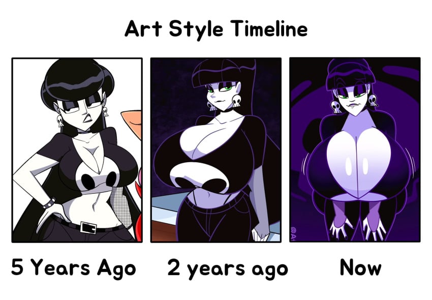 1girls art_progression artist_name ass atomickingboo big_ass big_breasts big_butt black_hair black_lipstick bottom_heavy breasts bust busty chest curvaceous curvy curvy_figure dark_hair digital_drawing_(artwork) digital_media_(artwork) female female_focus gigantic_breasts goth goth_girl gothic green_eyes hair hips hourglass_figure huge_ass huge_breasts human large_ass large_breasts legs light-skinned_female light_skin lindel_dollice_quilten lips long_hair massive_breasts mature mature_female oc original original_character pale-skinned_female pale_skin round_ass round_breasts round_butt slim_waist thick thick_hips thick_legs thick_thighs thighs top_heavy voluptuous voluptuous_female waist white-skinned_female white_body white_skin wide_hips