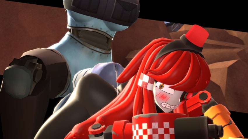 1futa 1girls 3d 3d_model ass blue_body blue_team_(team_fortress_2) erect_nipples erect_penis from_behind from_behind_position gun_arm horny_futa mimi_sentry multicolored_eyes outside red_hair red_team_(team_fortress_2) renairl robot_girl robot_humanoid sentry_(team_fortress_2) sentry_buster_(team_fortress_2) sentry_turret sfm tagme team_fortress_2 tf2 valve valve_(company)