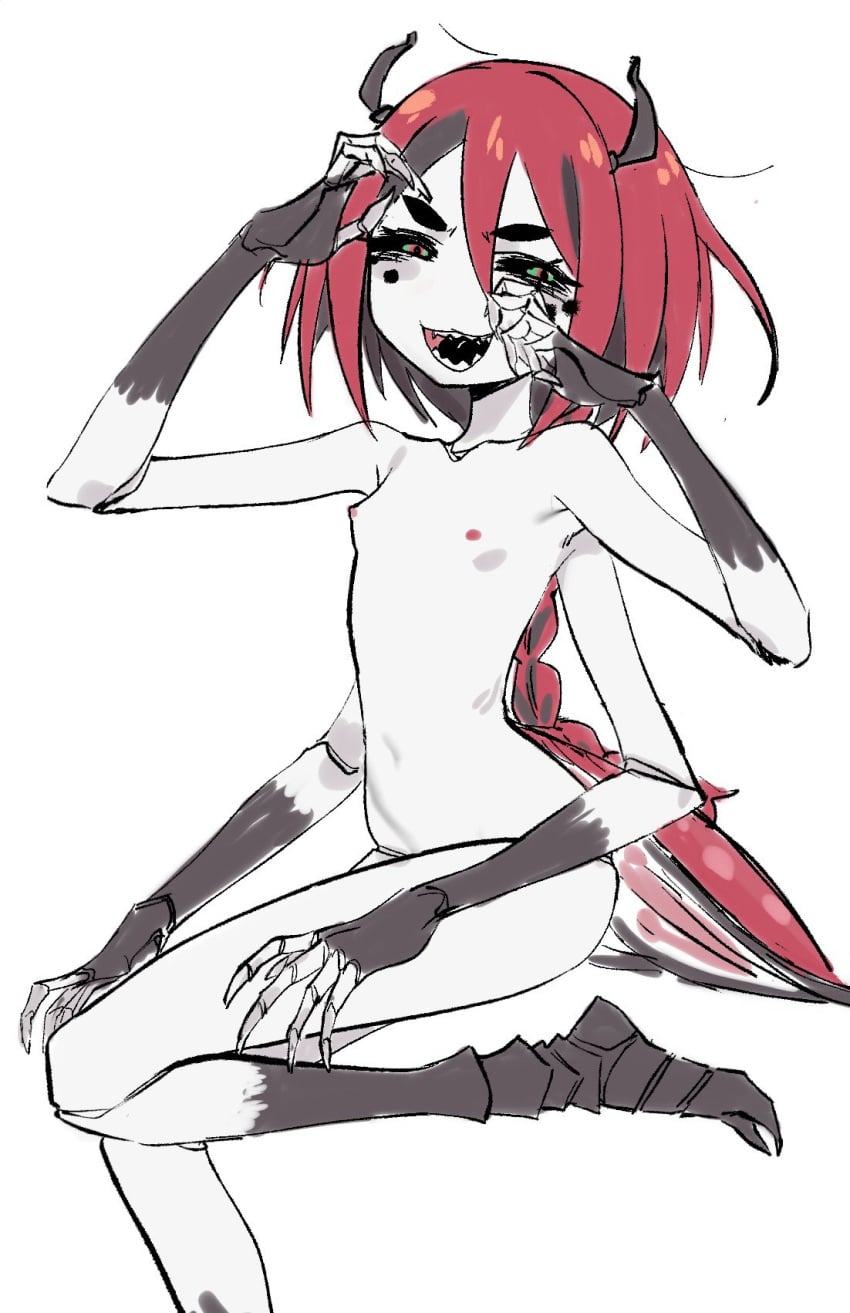 1girls arthropod_girl beastiez beribug bug_girl female imnoteds indie_virtual_youtuber nude small_breasts virtual_youtuber