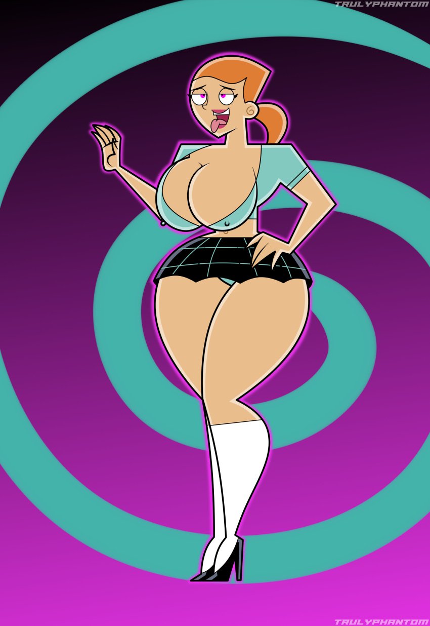 1girls ass big_ass big_breasts breasts bust busty chest curvaceous curvy curvy_figure danny_phantom digital_media_(artwork) female female_focus hips hourglass_figure huge_ass huge_breasts human jazz_fenton large_ass large_breasts legs light-skinned_female light_skin mature mature_female nickelodeon slim_waist thick thick_hips thick_legs thick_thighs thighs trulyphantom voluptuous waist wide_hips