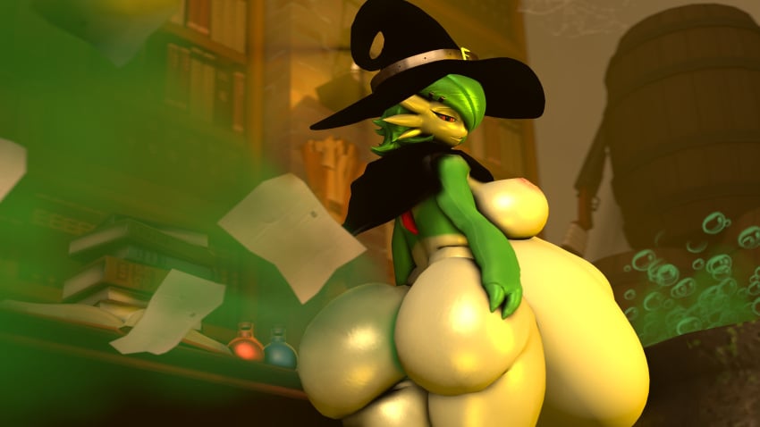 1girls 3d allstarman ass bbw belly big_ass big_belly big_breasts breasts fart fart_cloud fart_fetish farting fat fat_ass female gardevoir huge_ass nipples obese overweight pokemon pokemon_(species) witch_hat