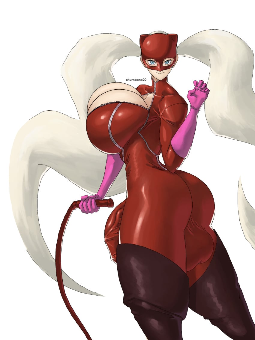 1futa ann_takamaki balls big_ass big_breasts breasts bulge bulge_through_clothing bursting_breasts chumbone20 cleavage clothed clothing fully_clothed futa_only futanari huge_ass huge_breasts huge_cock human intersex light-skinned_futanari light_skin long_hair pale_skin penis persona persona_5 phantom_thief_suit skin_tight skindentation solo standing thick_thighs twintails voluptuous wide_hips