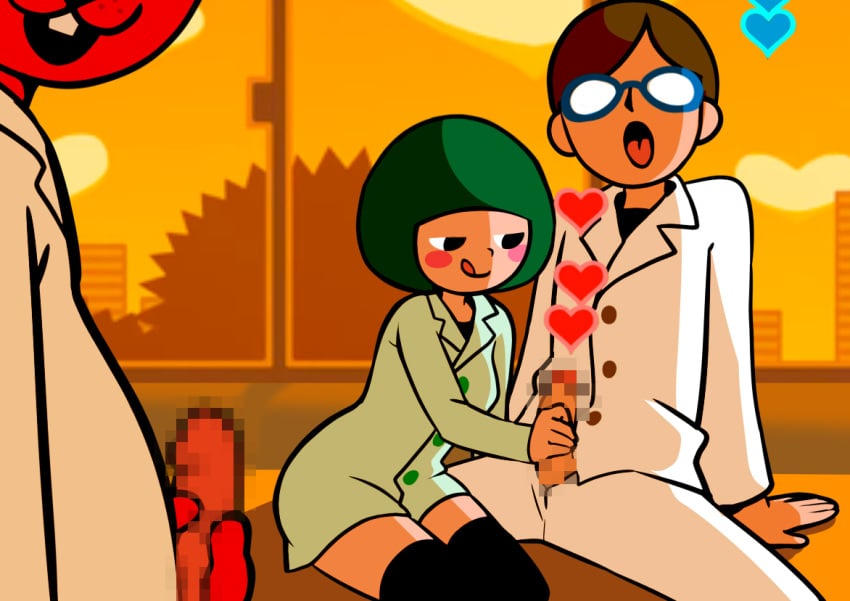 Love Lab Scientist (Rhythm Heaven) Rule 34 Image