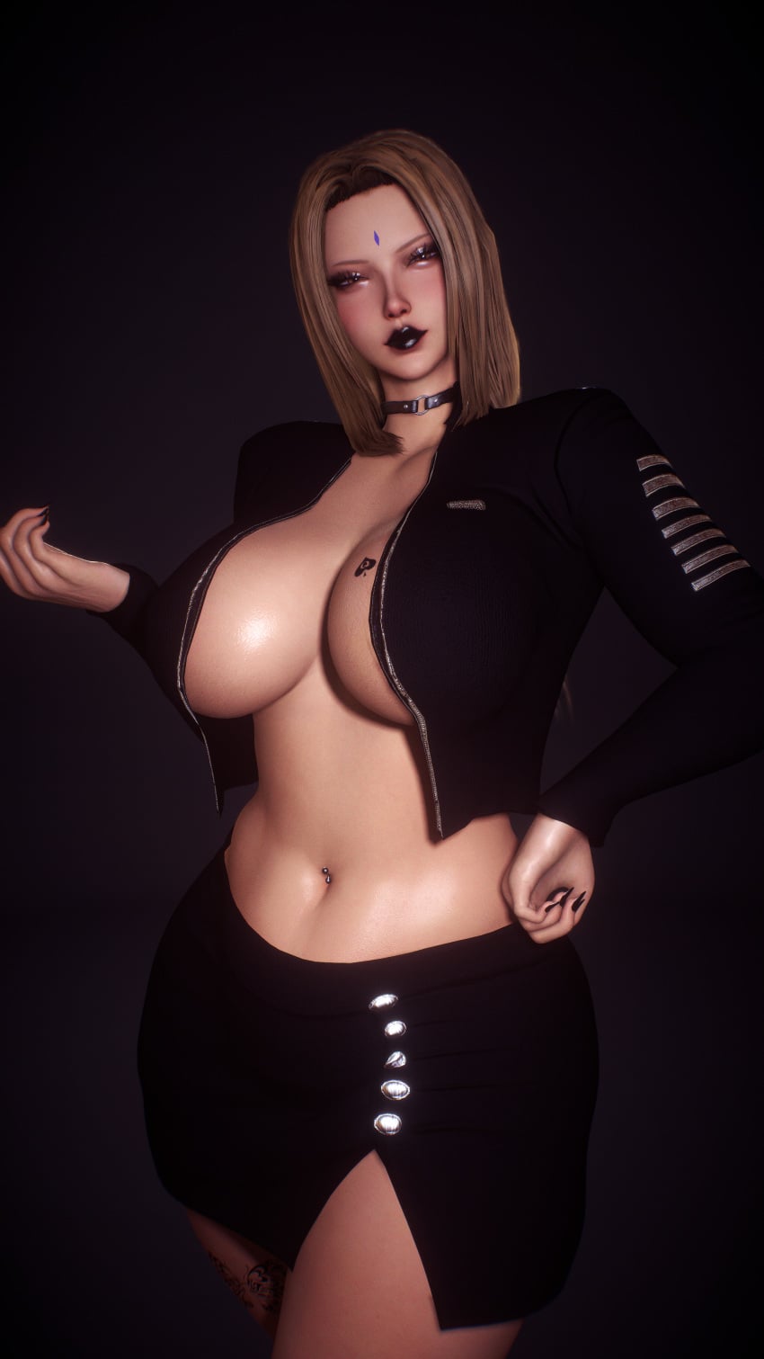 1girl 1girls 2026 3d 4k adult asian asian_female background belly belly_button big_breasts big_lips black_lipstick black_nails blonde_hair bnwo breasts breasts_bigger_than_head brown_eyes busty butterfly_tattoo choker chromatic_aberration clothed clothing crashbanditkut curvaceous curvaceous_female curvaceous_figure curves curvy curvy_figure dark_eyeshadow depth_of_field eyebrows eyelashes eyeshadow female forehead_jewel forehead_mark hair half-closed_eyes hand_on_hip hi_res high_resolution highres hips hips_wider_than_shoulders huge_breasts huge_hips human jacket japanese japanese_female light-skinned_female light_skin lips lipstick long_eyelashes long_hair long_nails looking_at_viewer makeup mascara mature mature_female mature_woman medium_hair nail_polish nails naruto naruto_(classic) naruto_(series) naruto_shippuden navel navel_piercing no_bra pierced_belly_button piercing pinup qos qos_tattoo queen_of_spades queen_of_spades_symbol queen_of_spades_tattoo self_upload shonen_jump shounen_jump shueisha simple_background skirt slightly_chubby slightly_chubby_female snowbunny solo solo_female solo_focus standing straight straight_hair sweat sweatdrop sweaty_body tattoo tattoos thick thick_hips thick_lips thick_thighs thighs tsunade tsunade_(naruto) tsunade_senju tummy virt-a-mate virtamate voluptuous voluptuous_female weekly_shonen_jump weekly_shounen_jump wet wet_body wet_skin wide_hips wide_thighs