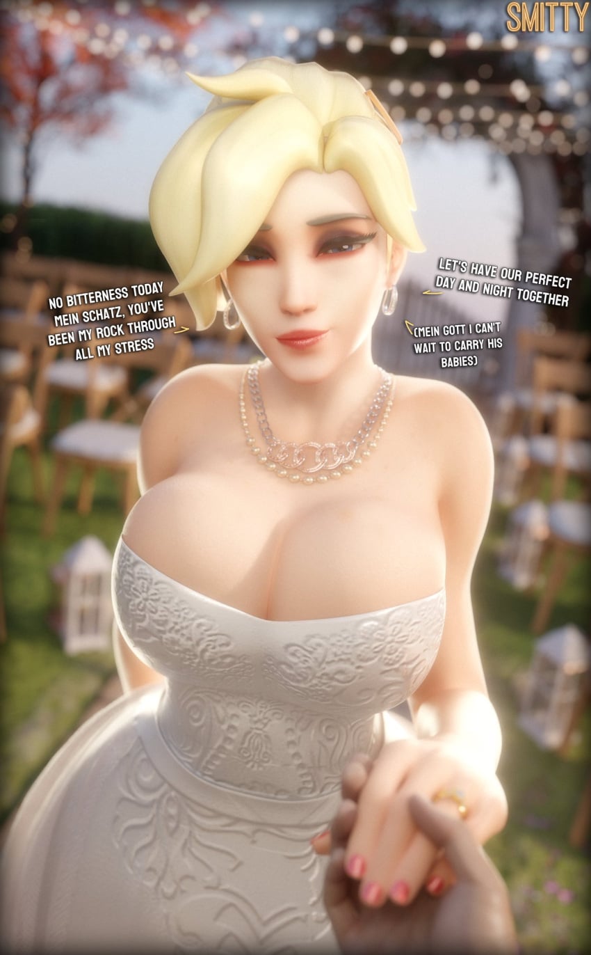 1boy 1boy1girl 1girls 3d activision angela_ziegler big_ass big_breasts big_thighs blizzard_entertainment breasts bust busty couple couple_(romantic) curvaceous curvy curvy_figure dialogue english_text female hips horny horny_female huge_ass huge_breasts huge_thighs husband husband_and_wife large_ass large_breasts large_thighs light-skinned_female light_skin male male/female married_couple mature mature_female mercy overwatch overwatch_2 pov slim_waist smitty34 straight text thick thick_hips thick_legs thick_thighs thighs voluptuous waist wedding wedding_dress wholesome wide_hips wide_thighs wife