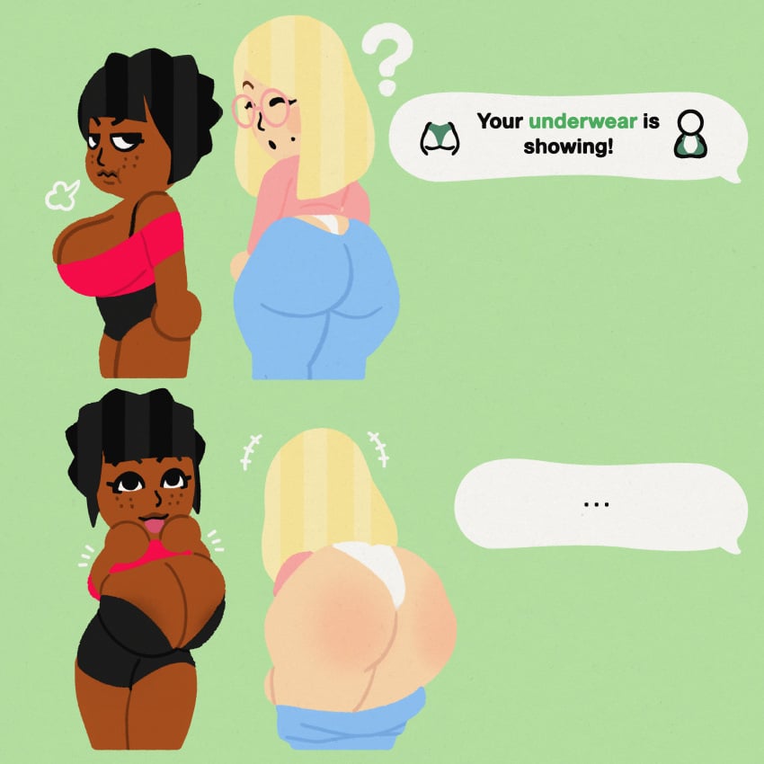 Bra Strap Is Showing (Meme) Rule 34 Image