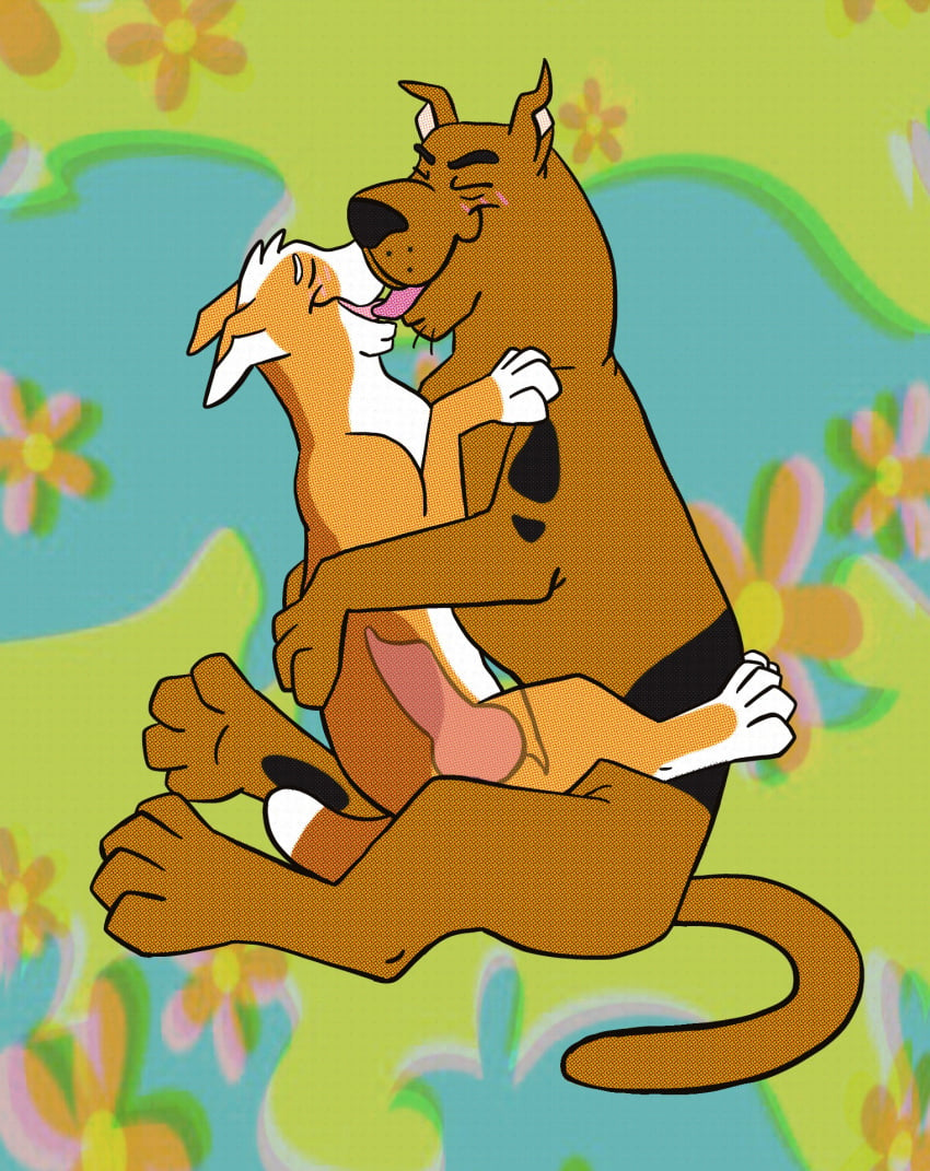 akita andromorph blush canid canine canis cowgirl_position domestic_dog duo feral french_kissing from_front_position great_dane hanna-barbera hi_res intersex intersex/male kissing making_out male mammal mastiff molosser on_bottom on_top scooby-doo scooby-doo_(series) sex size_difference spitz trans_(lore) trans_man_(lore) x-ray_view yasuno yasuno_(yasuno)