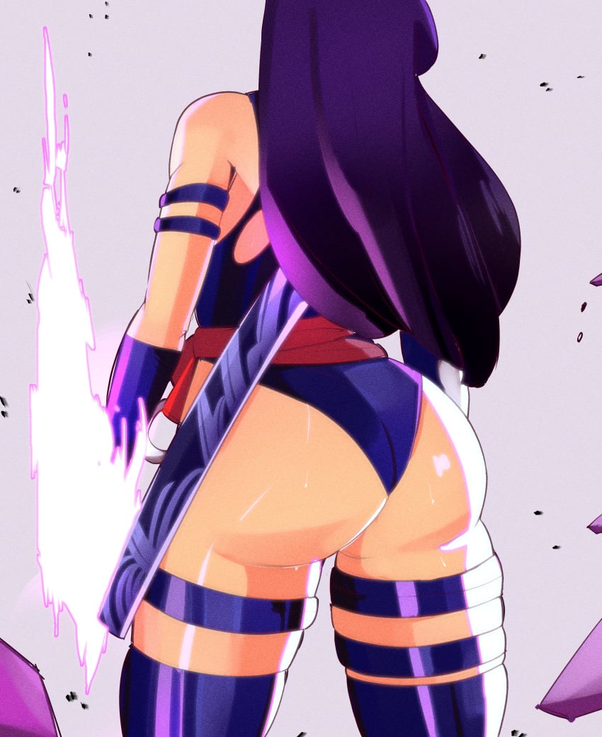 1girls ass ass_focus marvel marvel_comics psylocke x-men