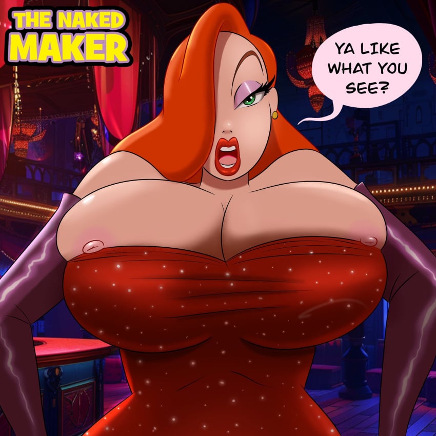 1girls ass big_ass big_breasts big_thighs breasts bust busty chest curvaceous curvy curvy_figure digital_media_(artwork) disney female female_focus hips hourglass_figure huge_ass huge_breasts human jessica_rabbit large_ass large_breasts legs light-skinned_female light_skin mature mature_female red_hair slim_waist the_naked_maker thick thick_hips thick_legs thick_thighs thighs touchstone voluptuous voluptuous_female waist who_framed_roger_rabbit wide_hips wide_thighs