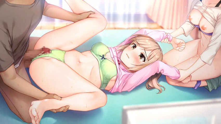 Kamihina Mizuki (Seisokei Futago Idol No Ura Jijou ~Ore Dake Ga Shiru Midara Na Futari~) Rule 34 Image