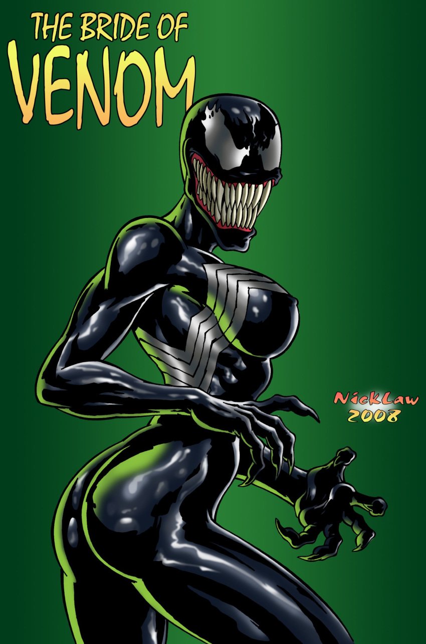 2008 breasts female female_only marvel nickdraw nicklaw she-venom teeth venom