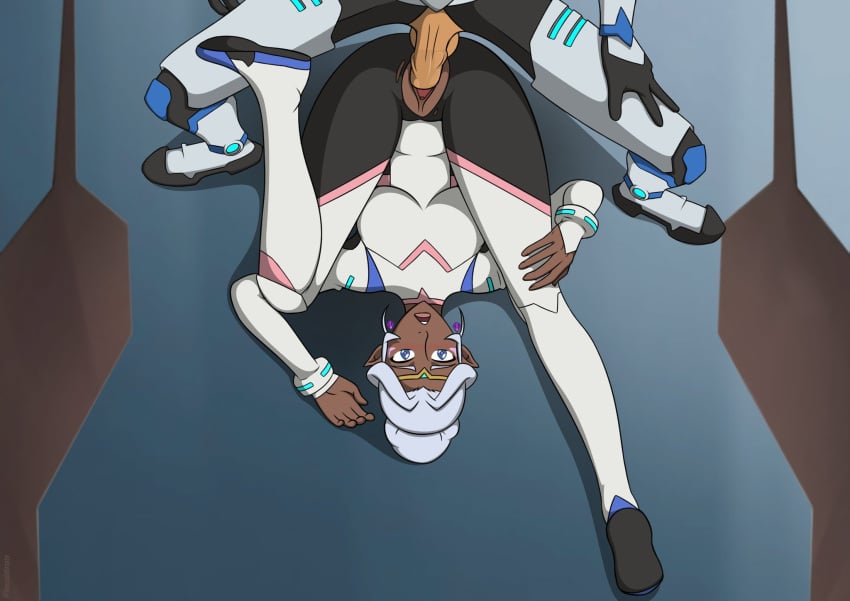 2020 5_fingers altean balls blue_eyes breasts crown dark_body dark_skin duo ear_piercing elf english_text eyebrows facial_markings female female_penetrated fingers genitals gold_tiara hair head_markings headgear hi_res high-angle_view human humanoid humanoid_pointy_ears interspecies lance_(voltron) male male/female male_penetrating male_penetrating_female mammal markings netflix penetration penile penis piercing princess_allura pussy sex ship signature spacecraft spacesuit text tiara vaginal_penetration vaginal_penetration vehicle vein veiny_penis venusintimate voltron voltron_legendary_defender watercraft white_eyebrows white_hair