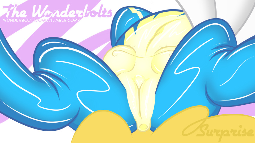 bodysuit crotchboobs equine female friendship_is_magic latex my_little_pony pegasus surprise_(mlp) tagme taharon wings wonderbolts_(mlp)