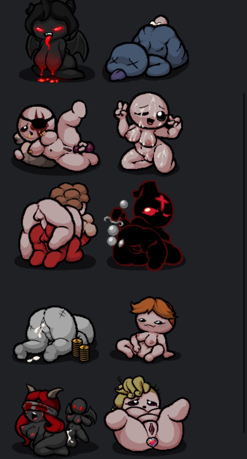 aged_up balls breasts cum cum_inside dildo futanari mods not_my_art penis sex the_binding_of_isaac