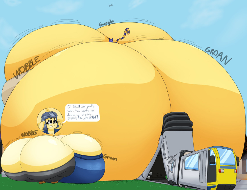 animal_crossing ankha ankha_(animal_crossing) anthro anthro_only ass_expansion big_ass big_breasts breast_expansion breasts bubble_butt cleavage female furry huge_ass huge_breasts hyper_ass hyper_breasts justin_(user3345) original_character tagme thick_thighs user3345 wide_hips