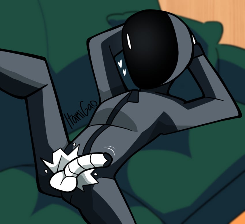 1boy 1x_tech 2024 advertising arms_behind_head background balls bodysuit cartoony cel_shading commercial couch cute faceless faceless_character faceless_male first_porn_of_character first_porn_of_franchise grey_bodysuit heart itamigao laying laying_down laying_on_back laying_on_couch lifting_leg male_only metallic_body motion_lines neo_beta non-human penis pinup presenting_balls presenting_penis relaxed robot robot_boy robot_humanoid screen_face seductive self_upload signature solo solo_focus solo_male toony torn_bodysuit torn_clothes white_body zipper