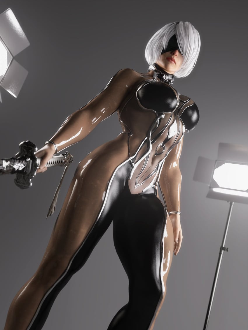 1girls 3d android ass big_ass big_breasts bottom_heavy breasts bust busty chest curvaceous curvy curvy_figure female female_focus gynoid hips hourglass_figure huge_ass huge_breasts humanoid large_ass large_breasts legs light-skinned_female light_skin mature mature_female nier nier:_automata nier_(series) platinum_games slim_waist stellar_blade(cosplay) thick thick_hips thick_legs thick_thighs thighs top_heavy voluptuous waist wide_hips word2 yorha_2b