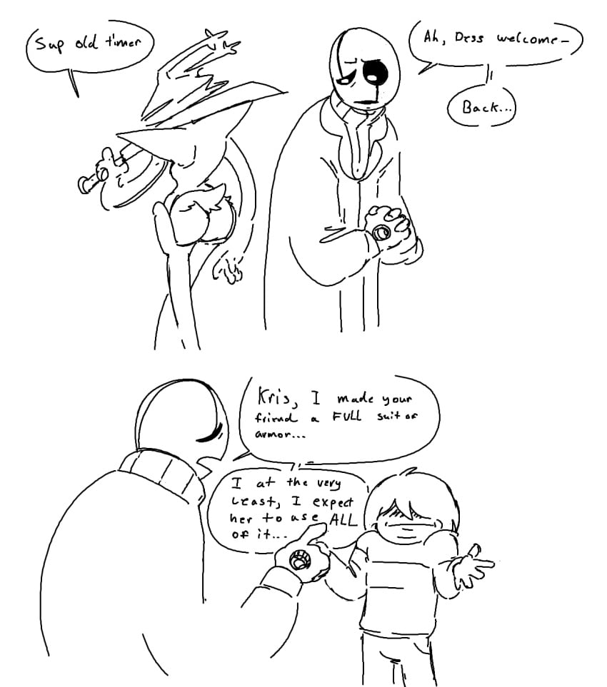 Kris (Deltarune) Rule 34 Image