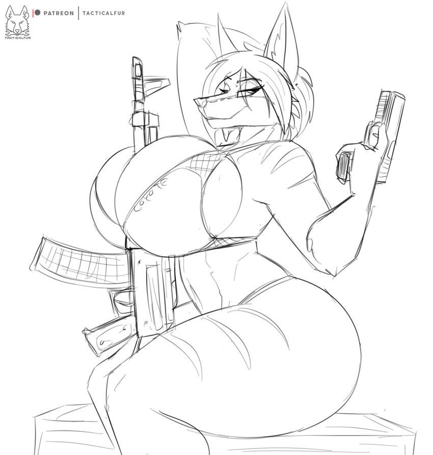 ak47 ass belly breasts furry gun tacticalfur