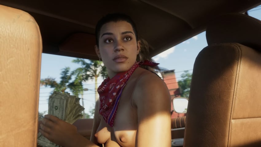 casual dark_skin edit female grand_theft_auto grand_theft_auto_vi hispanic human latina lucia_(gta) nudist puerto_rican screenshot_edit tagme